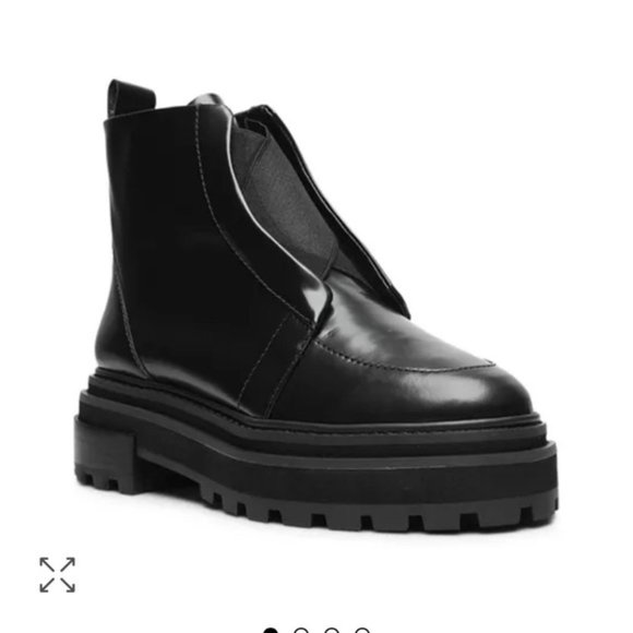 SCHUTZ Black Ankle Boots - Picture 1 of 7